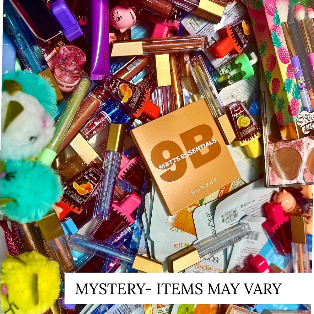 Makeup Mystery Bundle - 10 piece lipstick, brushes & more